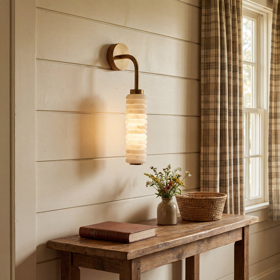 Helix Alabaster Wall Lamp - Vakkerlight