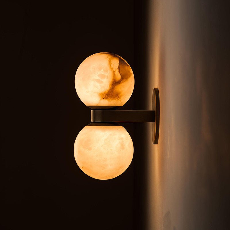 Alabaster Celestia Orb Wall Light - Vakkerlight