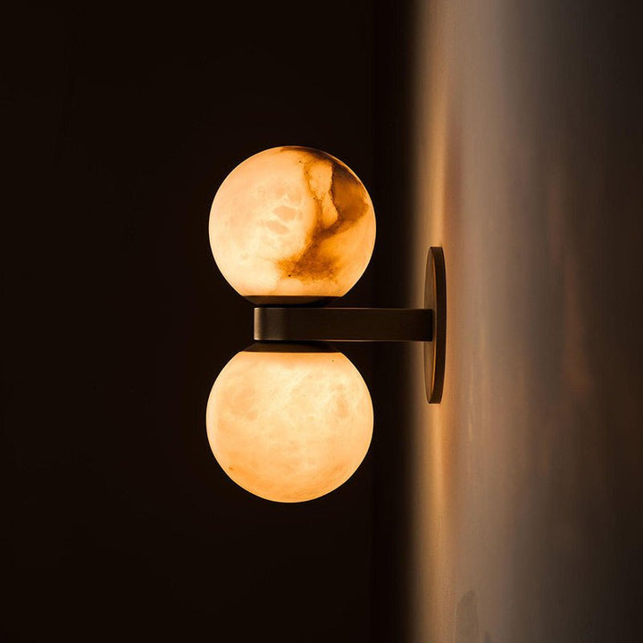 Alabaster Celestia Orb Wall Light - Vakkerlight