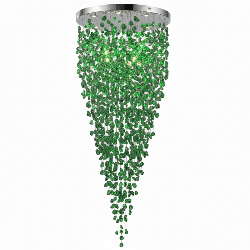 Crystal Stone Chandelier - Vakkerlight