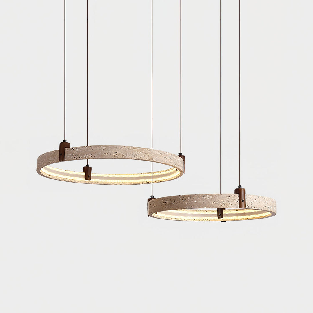 Celestial Orbit Travertine Chandelier - Vakkerlight