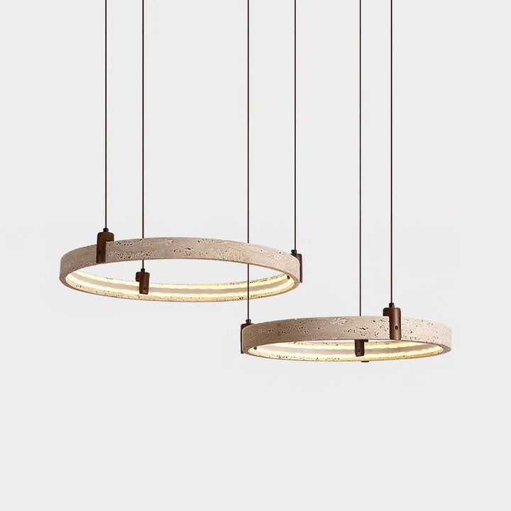 Celestial Orbit Travertine Chandelier - Vakkerlight