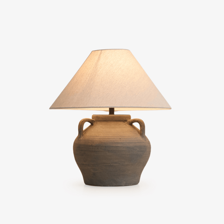 Two Handled Ceramic Jar Table Lamp - Vakkerlight