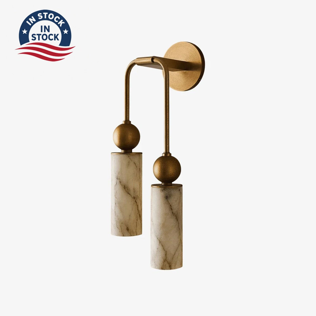 Harlin Alabaster Wall Lamp — In Stock in the U.S. warehouse