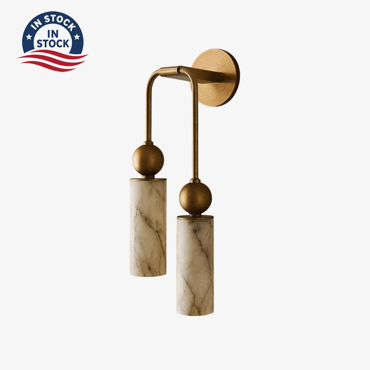 Harlin Alabaster Wall Lamp — In Stock in the U.S. warehouse
