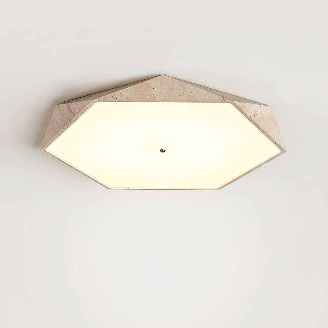 Lunarc Stone Ceiling Lamp - Vakkerlight