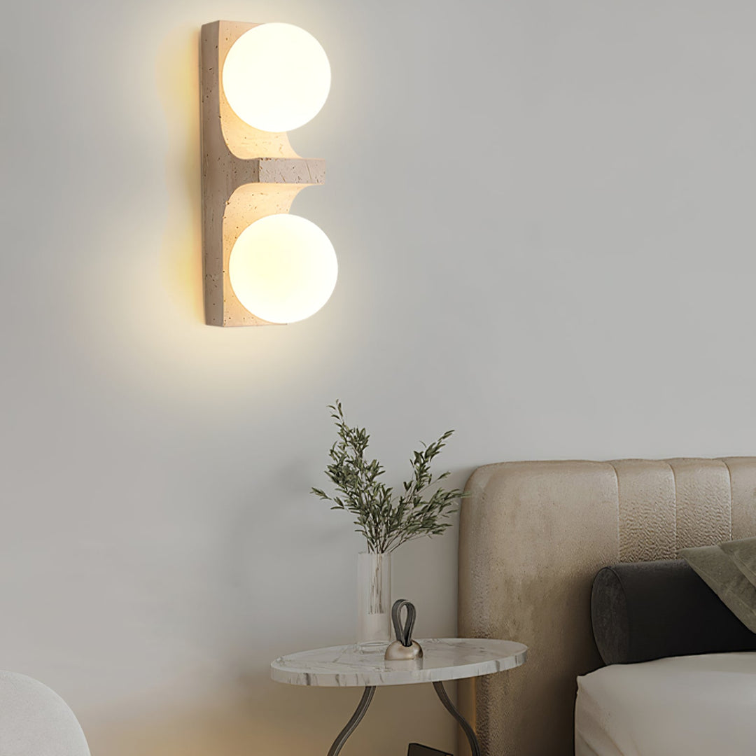 Cirra Travertine Wall Light - Vakkerlight