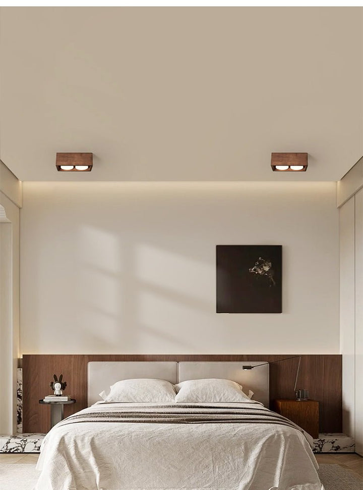 Cobra Wood Ceiling Light - Vakkerlight
