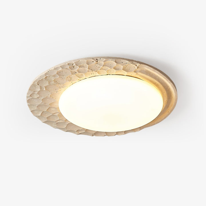 Venus Textured Stone Ceiling Light - Vakkerlight