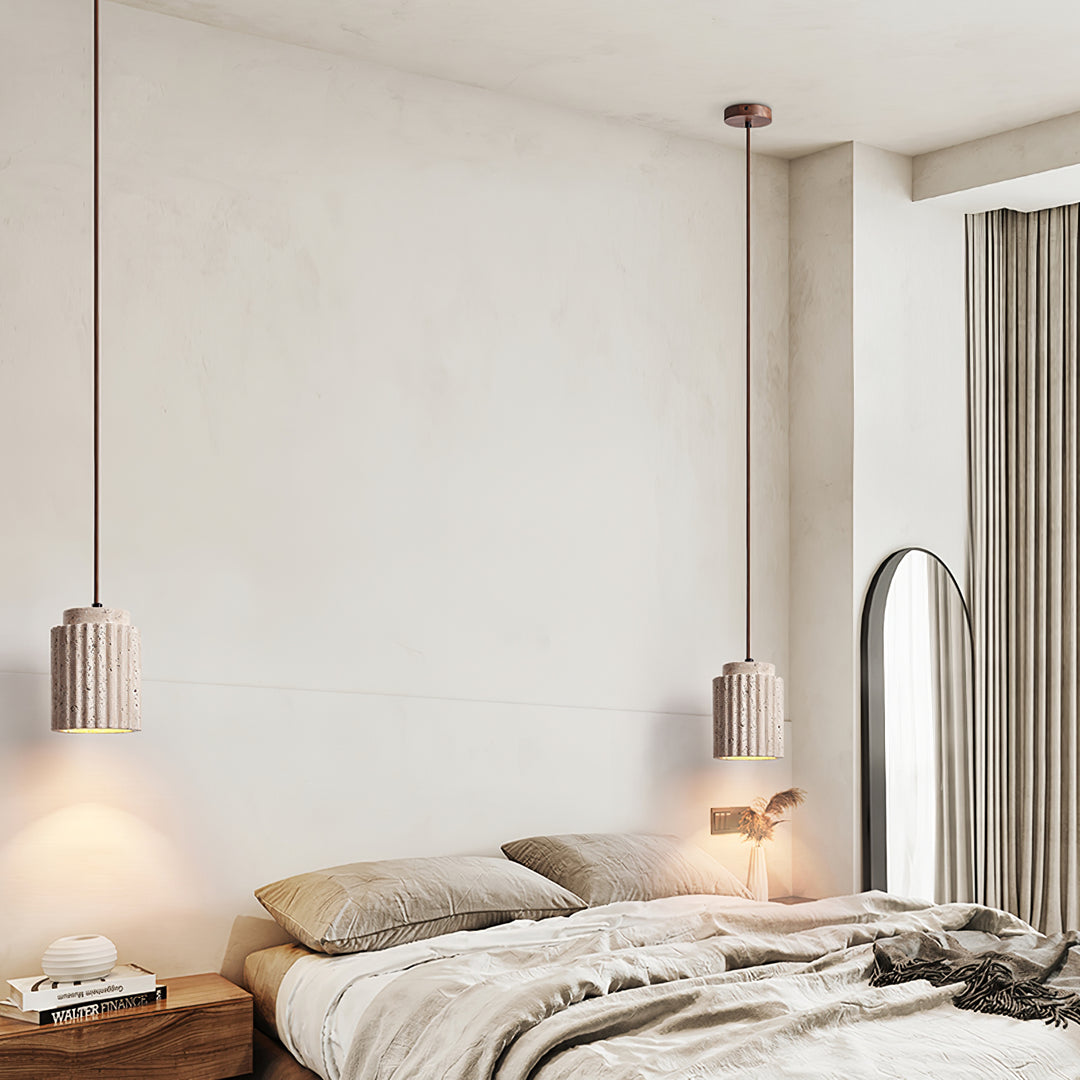 Caelia Travertine Pendant Light - Vakkerlight