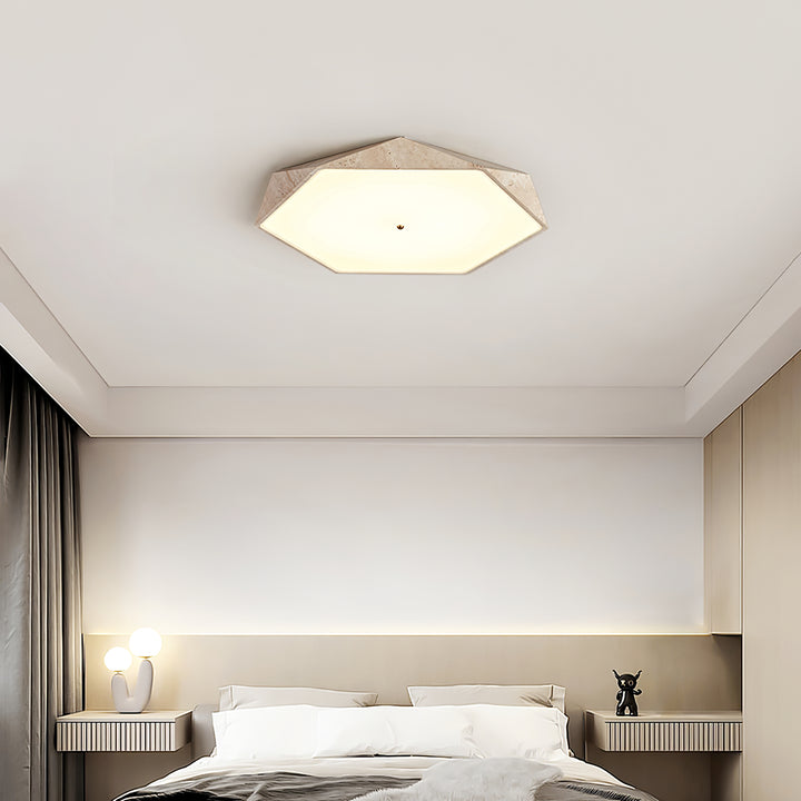 Lunarc Stone Ceiling Lamp - Vakkerlight