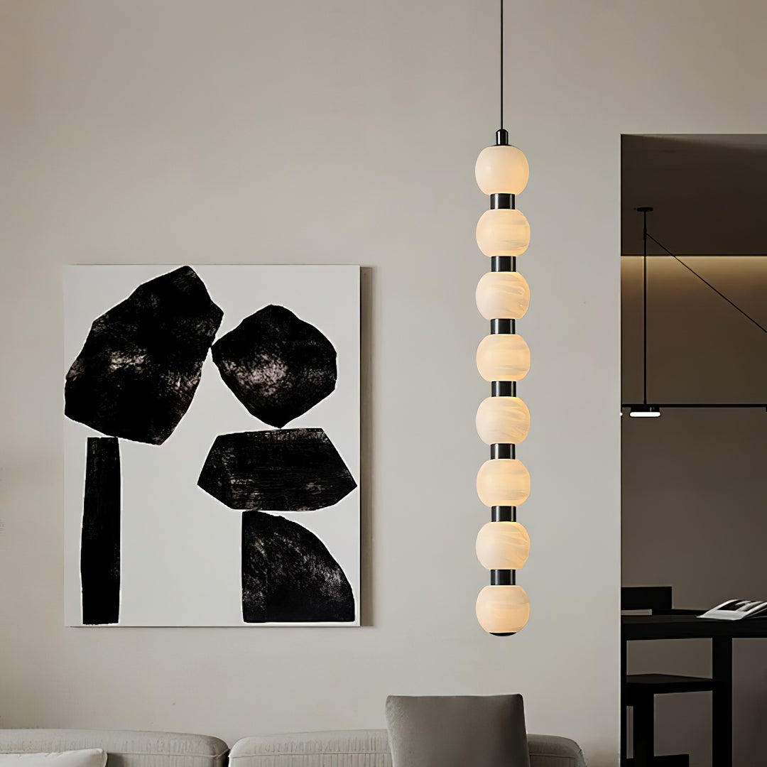 Orbique Alabaster Pendant Lamp - Vakkerlight