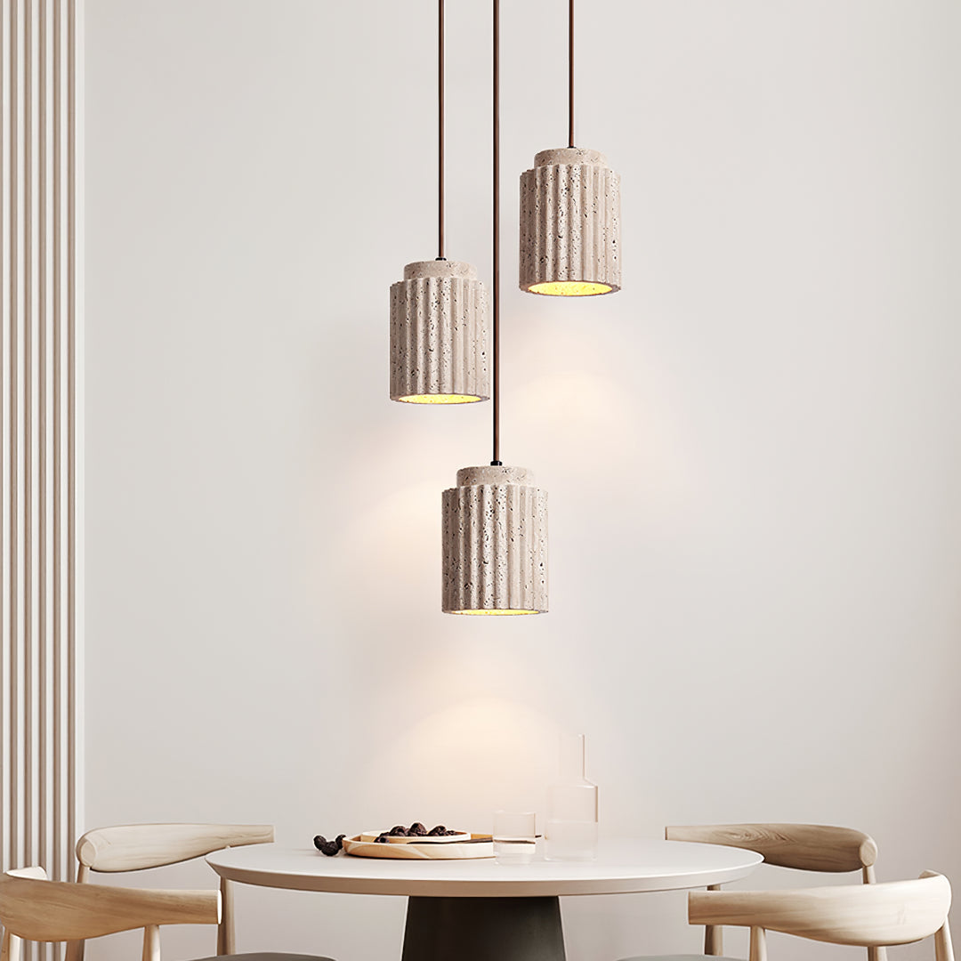 Caelia Travertine Pendant Light - Vakkerlight
