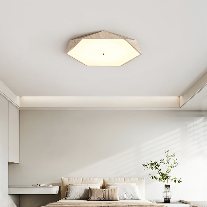 Lunarc Stone Ceiling Lamp - Vakkerlight