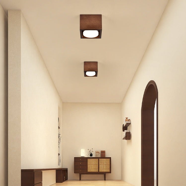 Cobra Wood Ceiling Light - Vakkerlight