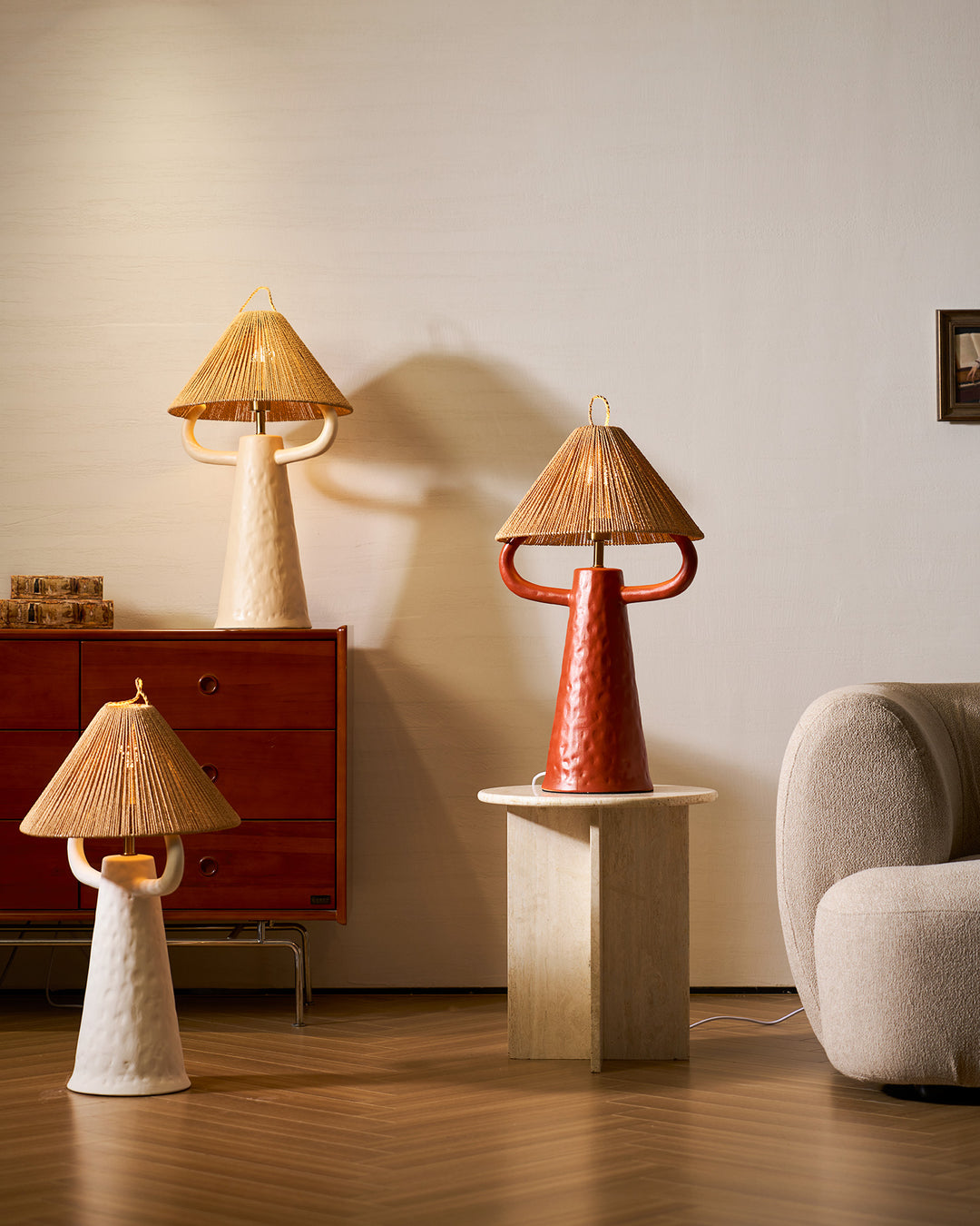 Horns Ceramic Table Lamp - Vakkerlight
