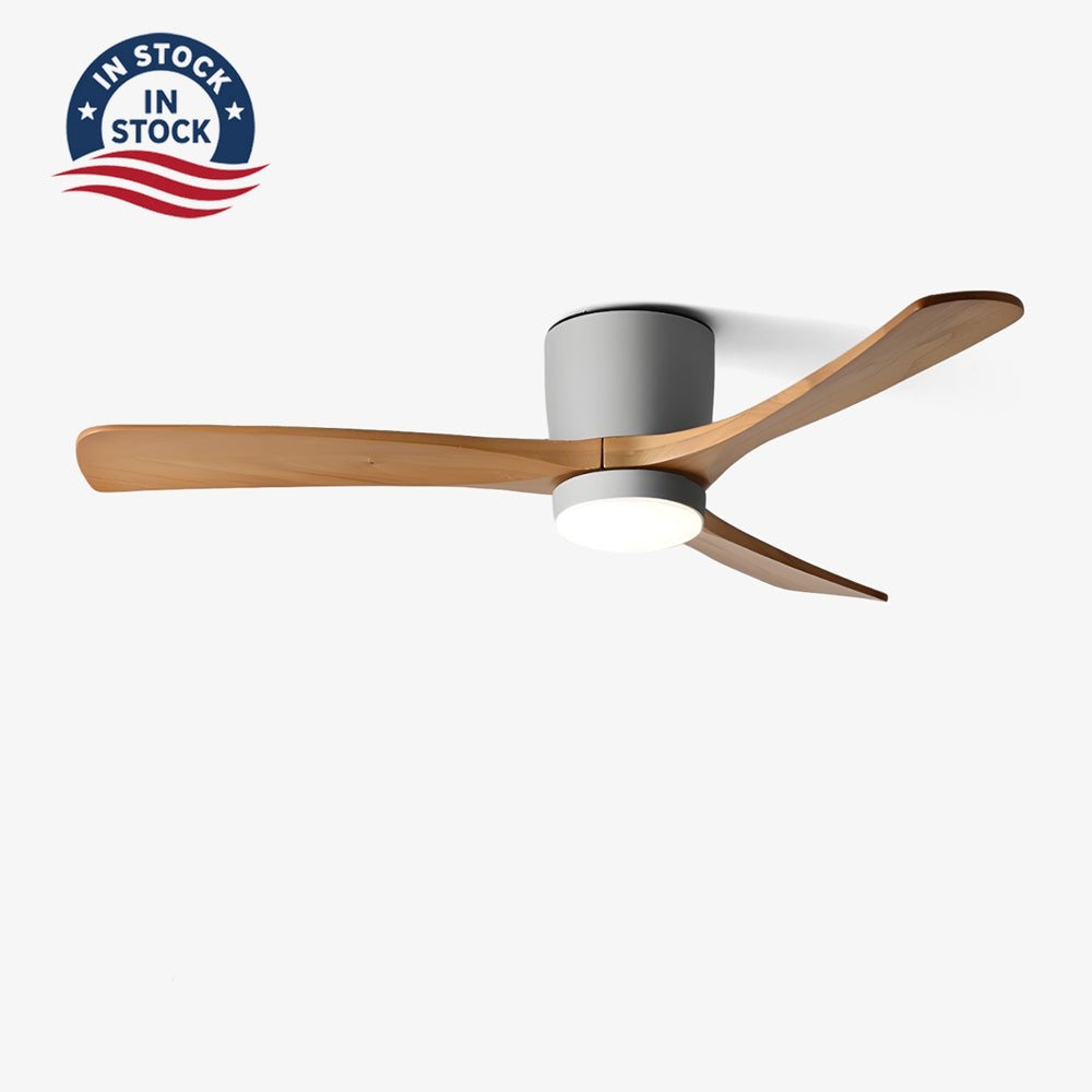 Nordic Wooden Ceiling Fan Light — In Stock in the U.S. warehouse