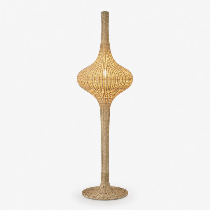 Onion Rattan Floor Lamp - Vakkerlight
