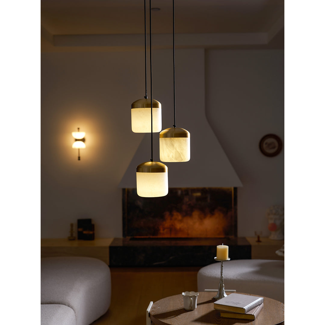Asta Alabaster Pendant Light - Vakkerlight