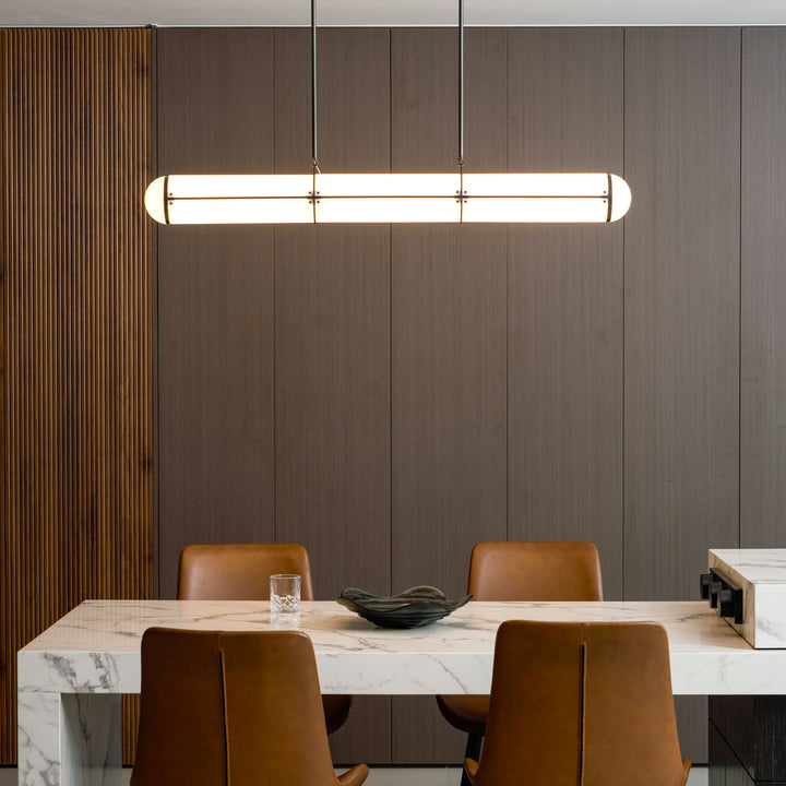 Cylindrical Endless Pendant Light