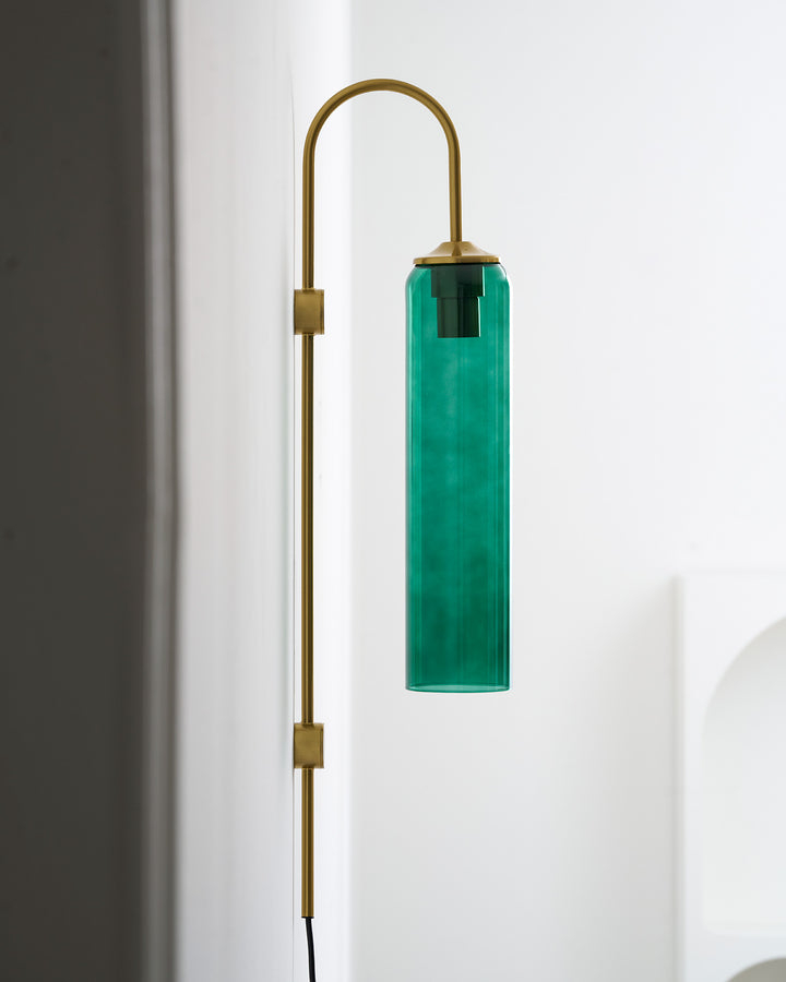 Modern Glass Plug-In Wall Lamp