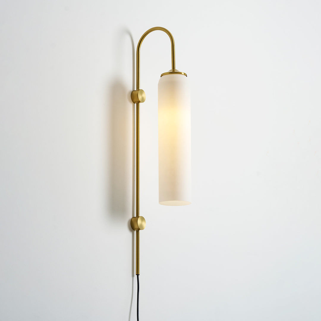 Modern Glass Plug-In Wall Lamp