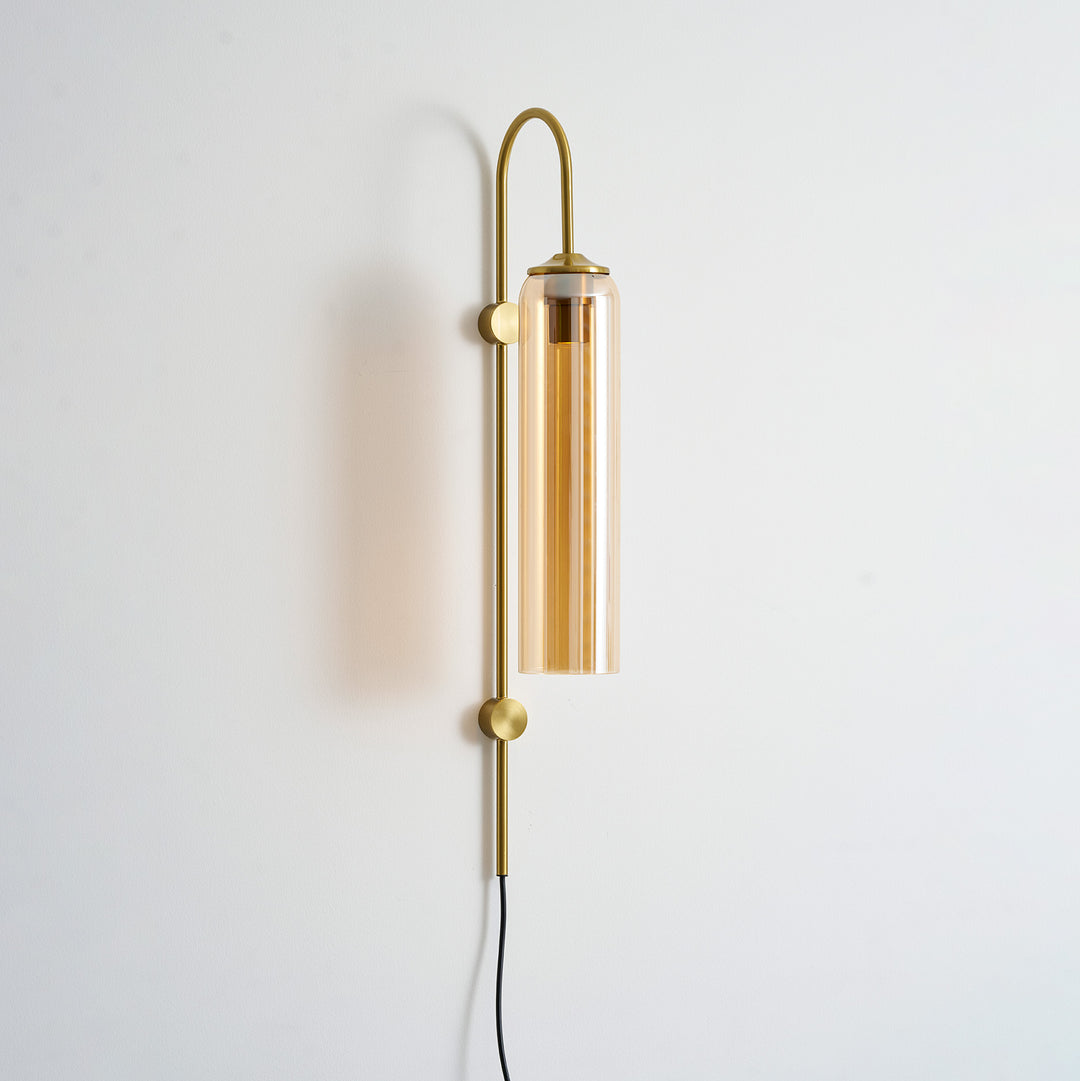 Modern Glass Plug-In Wall Lamp