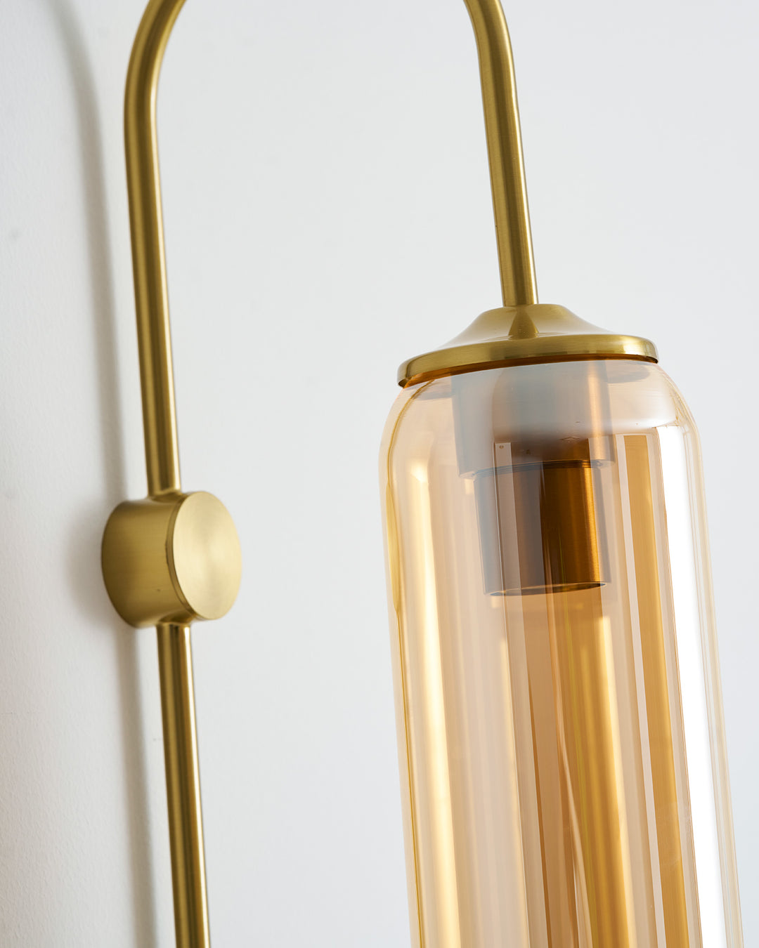 Modern Glass Plug-In Wall Lamp