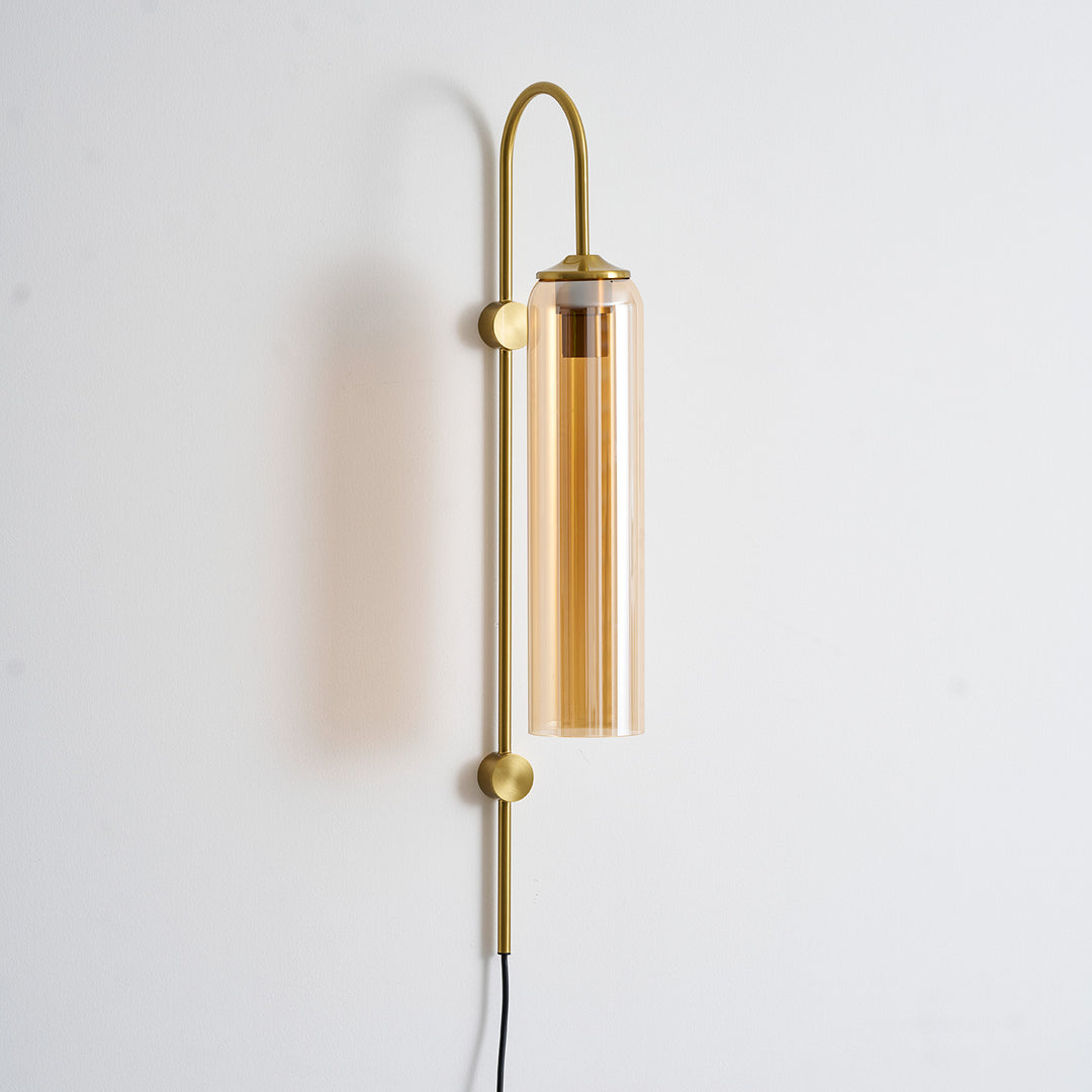 Modern Glass Plug-In Wall Lamp