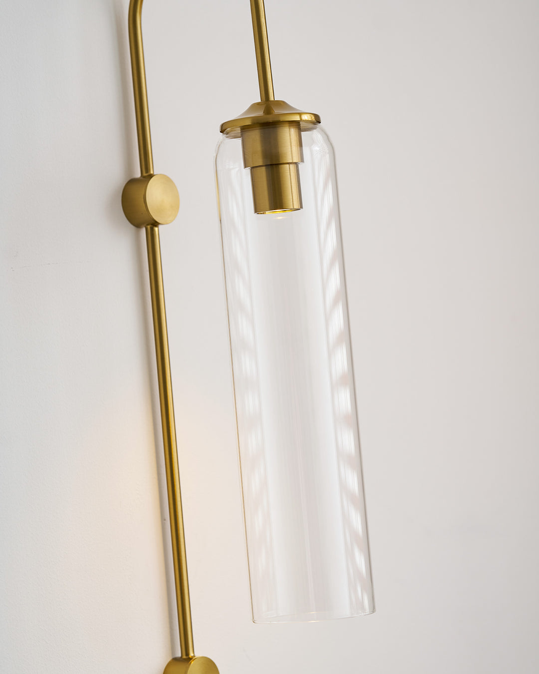 Modern Glass Plug-In Wall Lamp