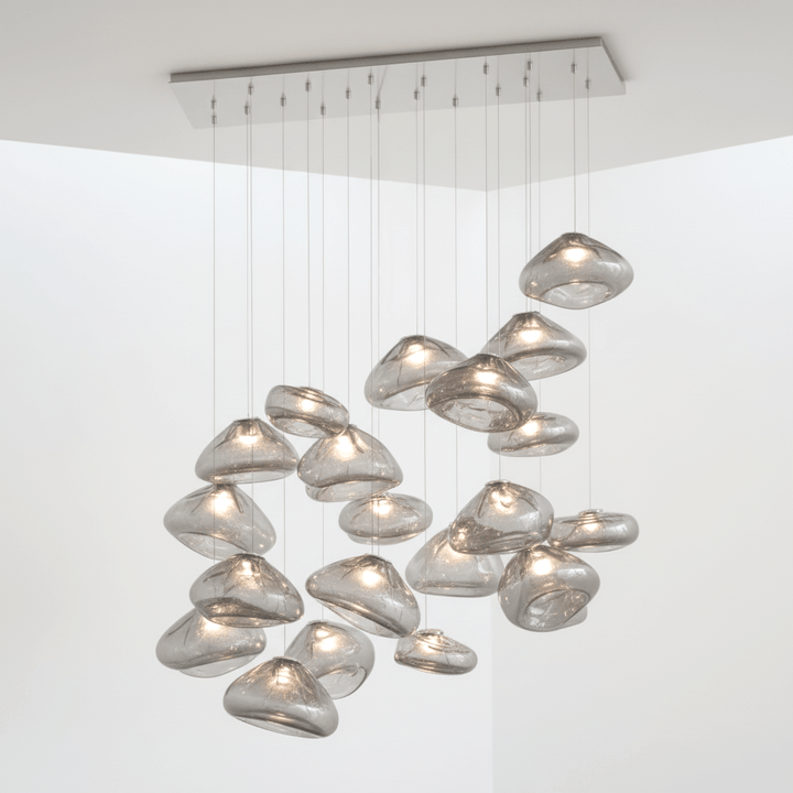 Blown Glass Mesh Pendant Light - Vakkerlight