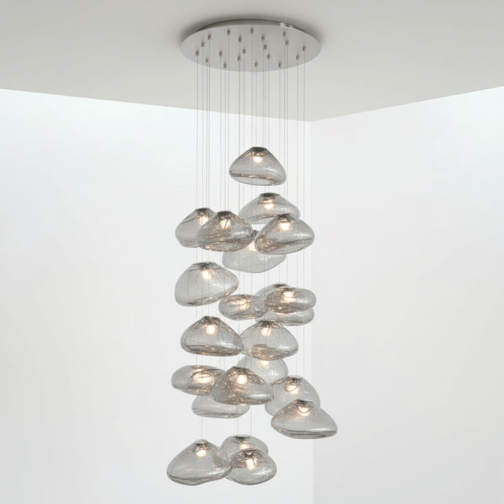Blown Glass Mesh Pendant Light - Vakkerlight