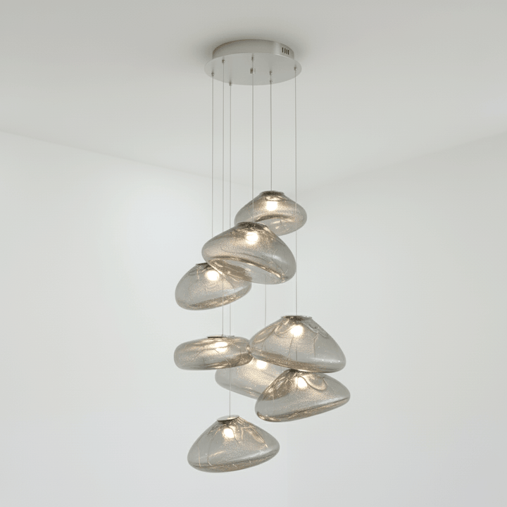 Blown Glass Mesh Pendant Light - Vakkerlight