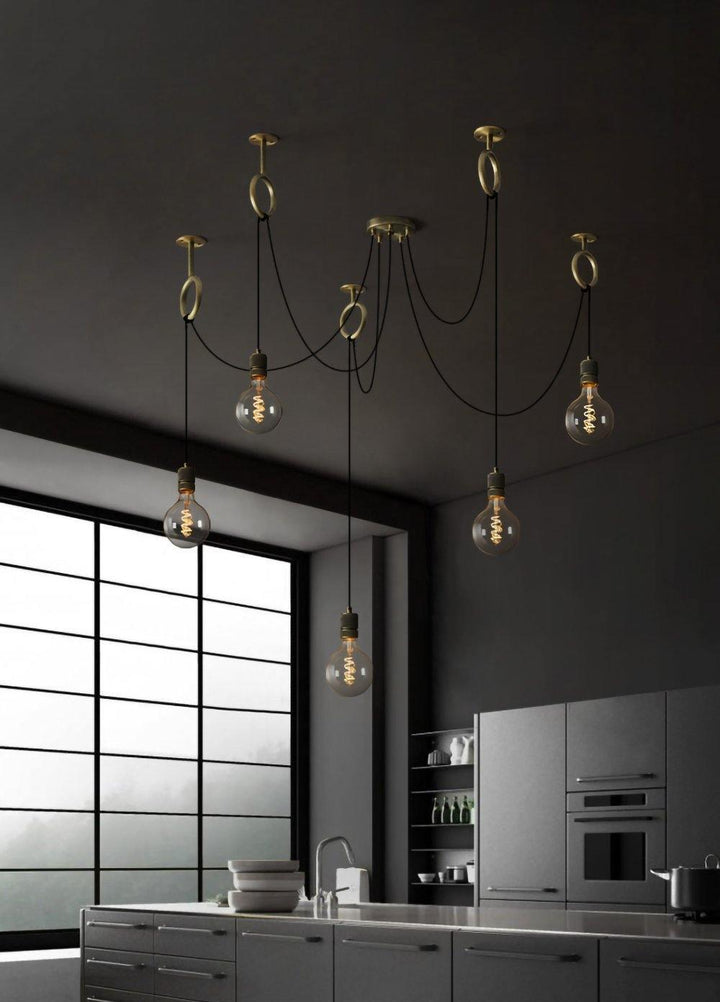 Industrial Spider Chandelier - Vakkerlight