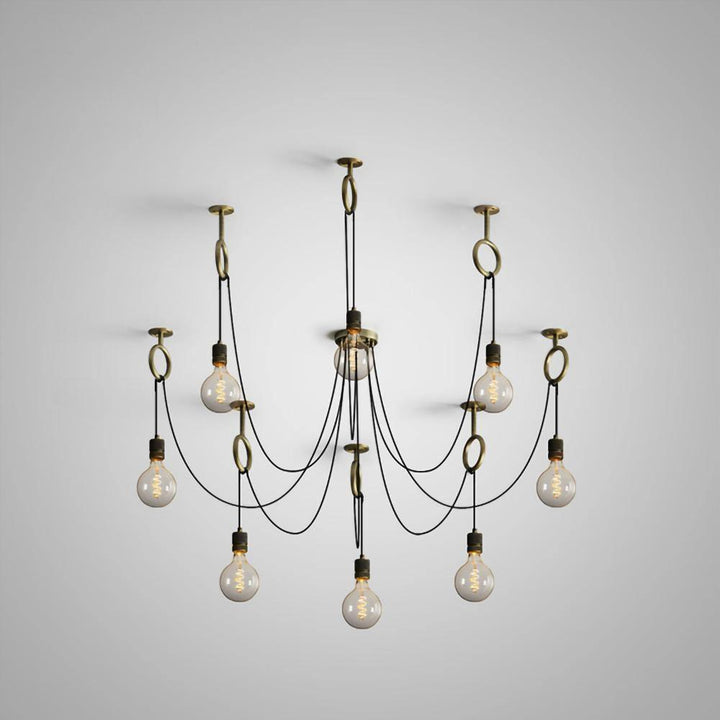 Industrial Spider Chandelier - Vakkerlight