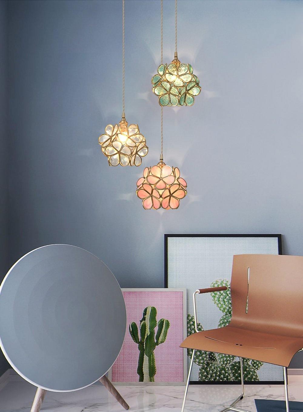 Glass Petal Pendant Light - Vakkerlight