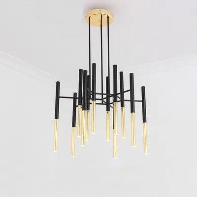 Metal Tubular Chandelier - Vakkerlight