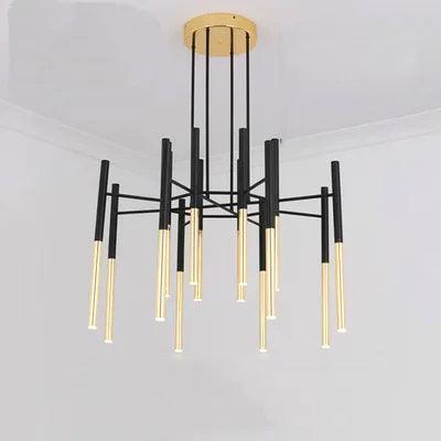 Metal Tubular Chandelier - Vakkerlight