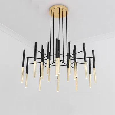 Metal Tubular Chandelier - Vakkerlight