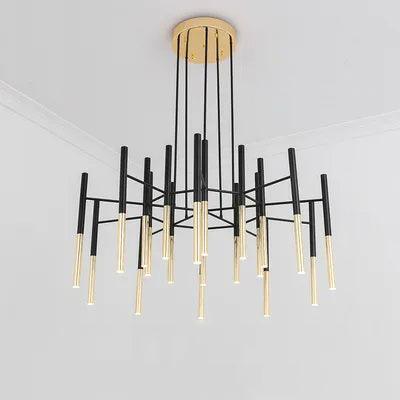 Metal Tubular Chandelier - Vakkerlight