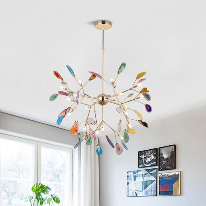 Agate Flake Chandelier - Vakkerlight