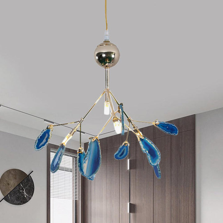 Agate Flake Chandelier - Vakkerlight