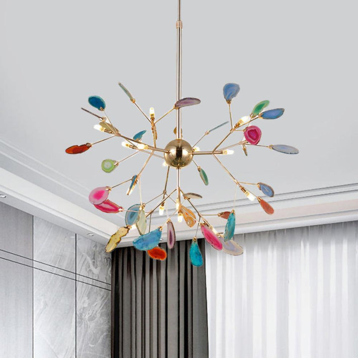 Agate Flake Chandelier - Vakkerlight