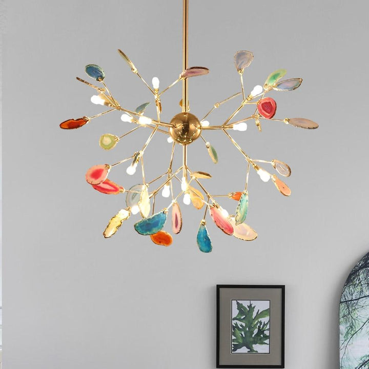 Agate Flake Chandelier - Vakkerlight