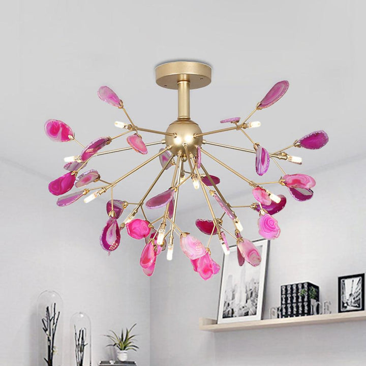 Agate Flake Chandelier - Vakkerlight