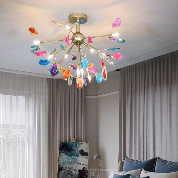 Agate Flake Chandelier - Vakkerlight