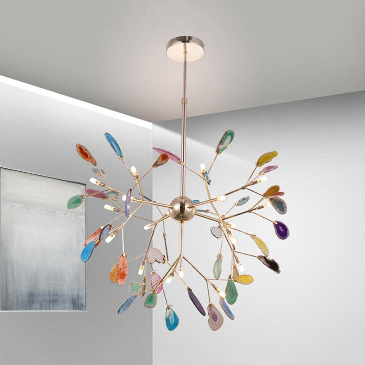 Agate Flake Chandelier - Vakkerlight