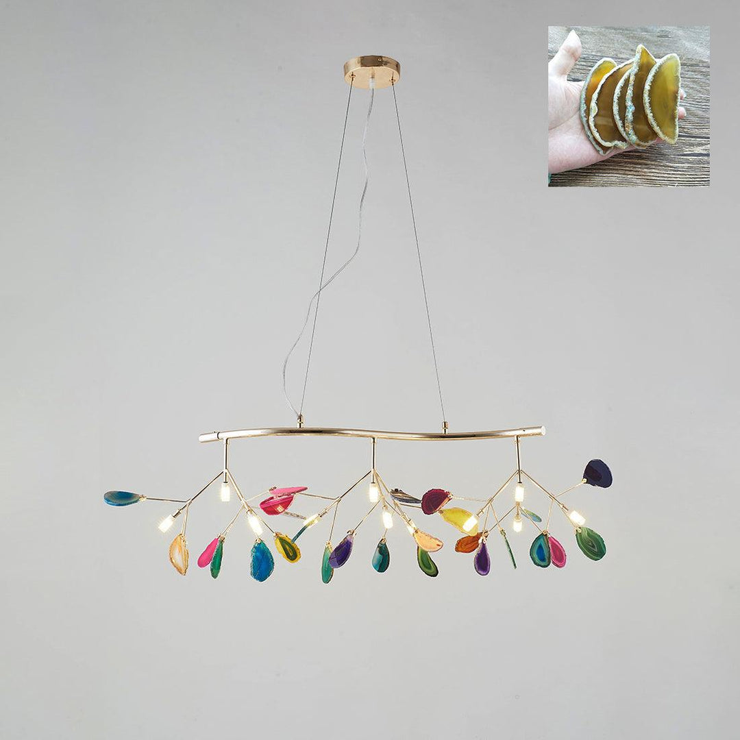 Agate Flake Chandelier - Vakkerlight