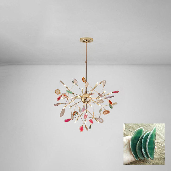 Agate Flake Chandelier - Vakkerlight