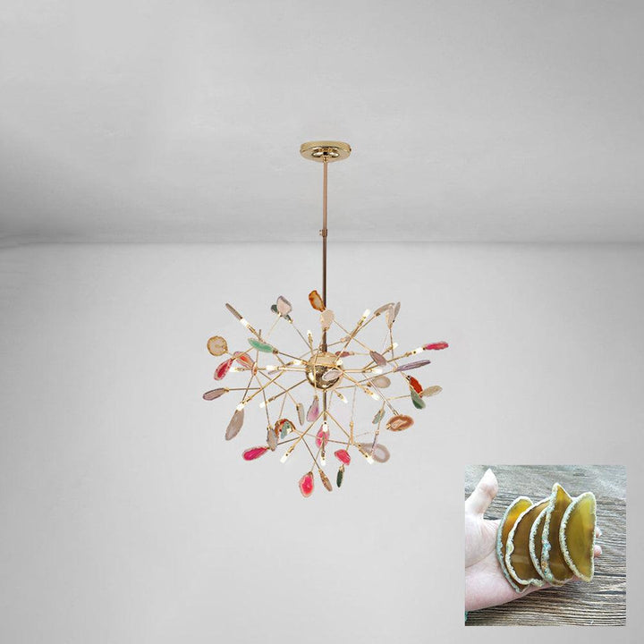 Agate Flake Chandelier - Vakkerlight